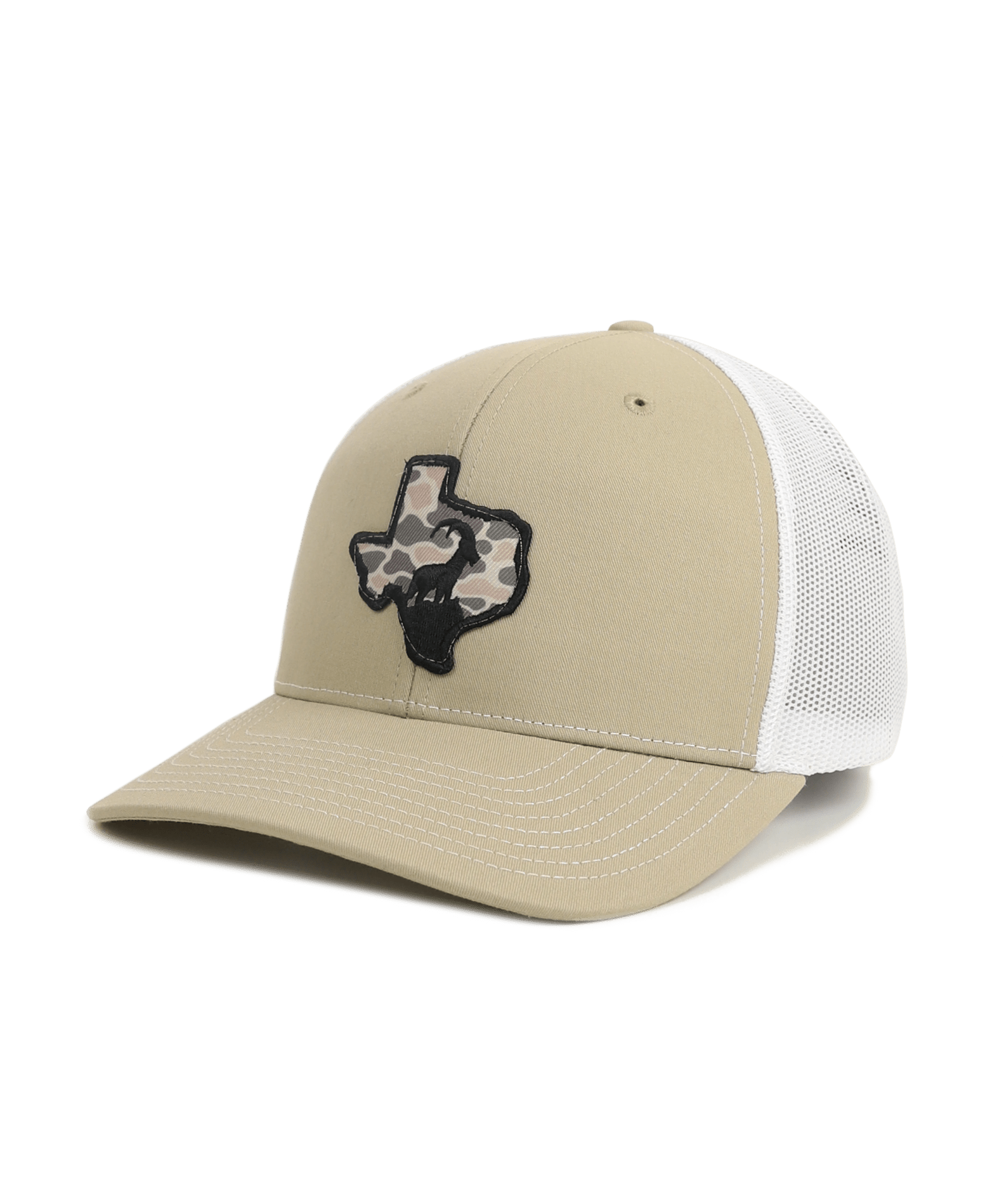Texas Colors Camo Patch Hat Khaki - High Creek