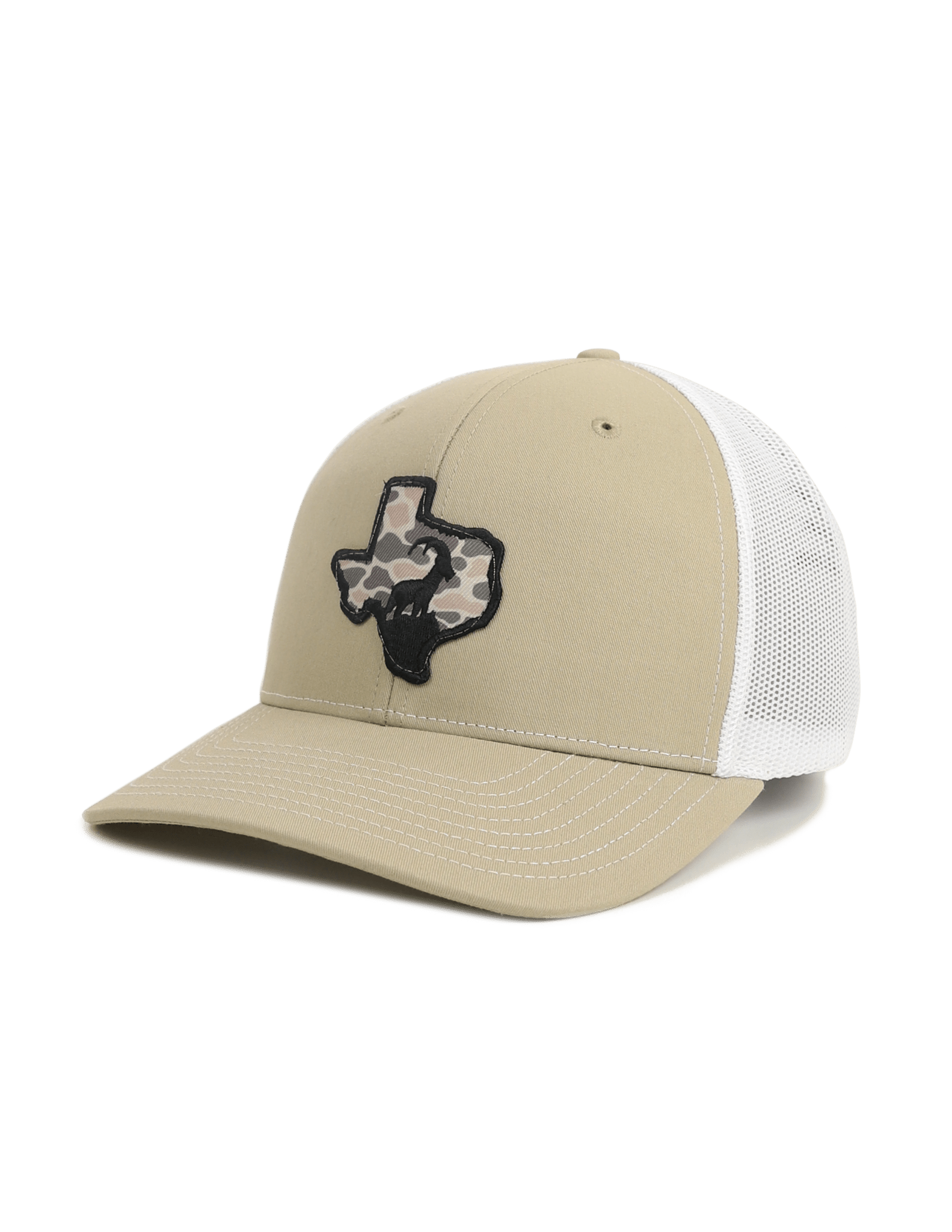 Texas Colors Camo Patch Hat Khaki - High Creek