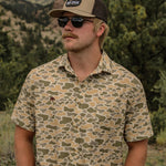 Texas State University Burk Short Sleeve Button Up - High Creek