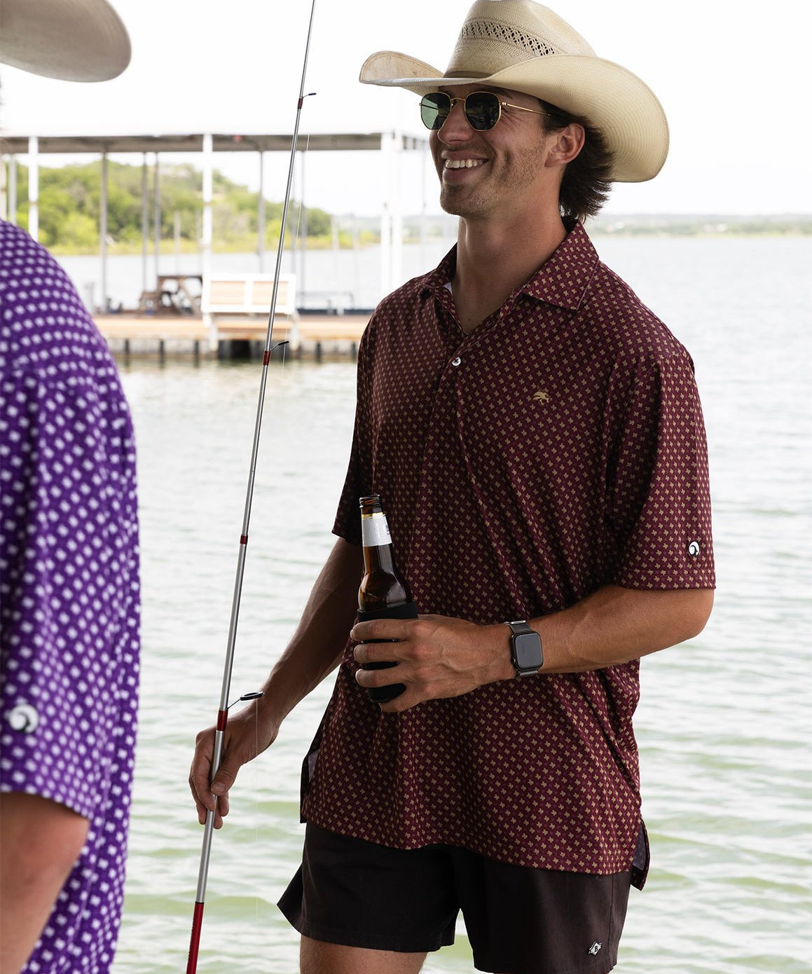 Texas State University Lonestar Polo Maroon - High Creek