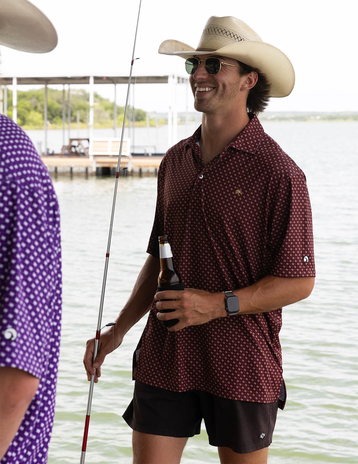 Texas State University Lonestar Polo Maroon - High Creek