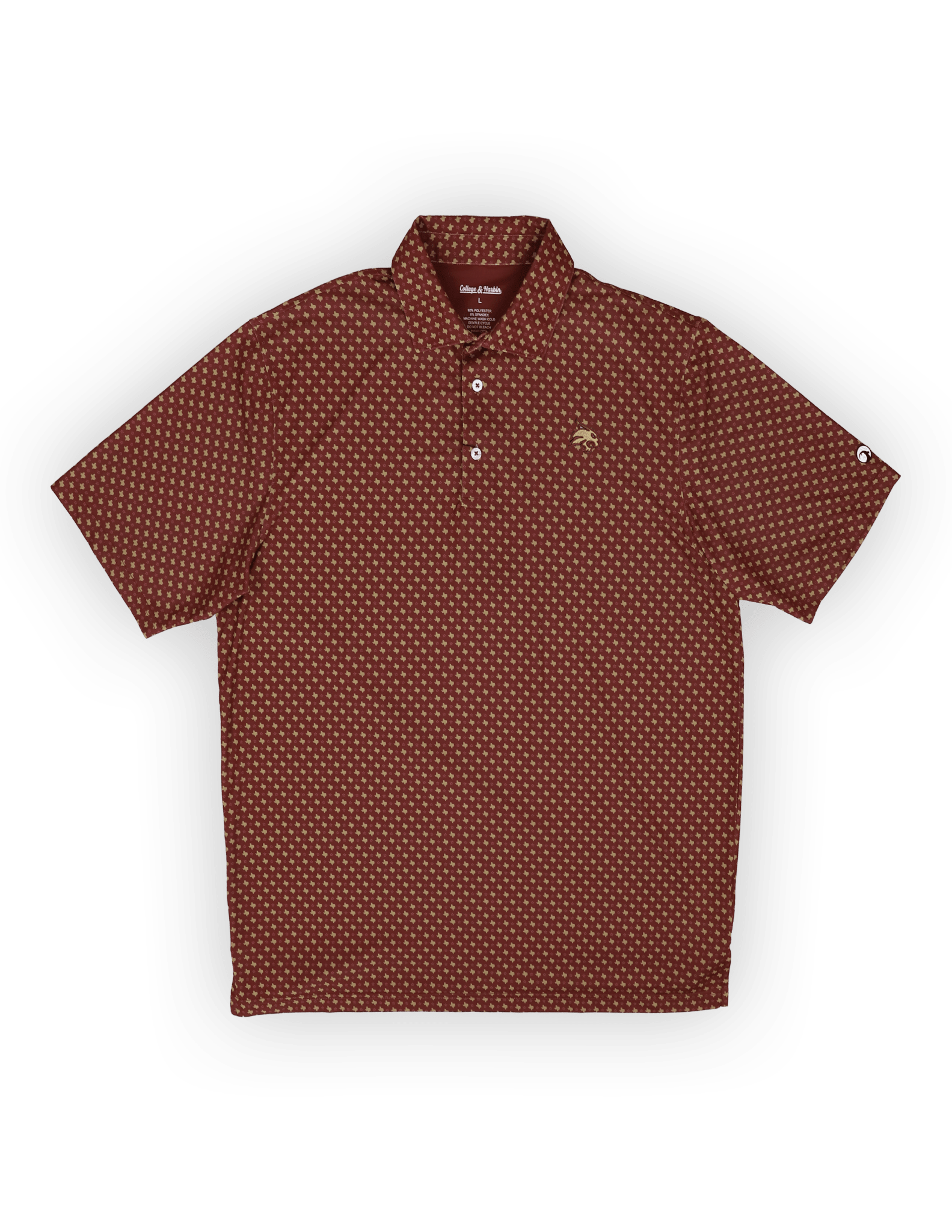 Texas State University Lonestar Polo Maroon - High Creek