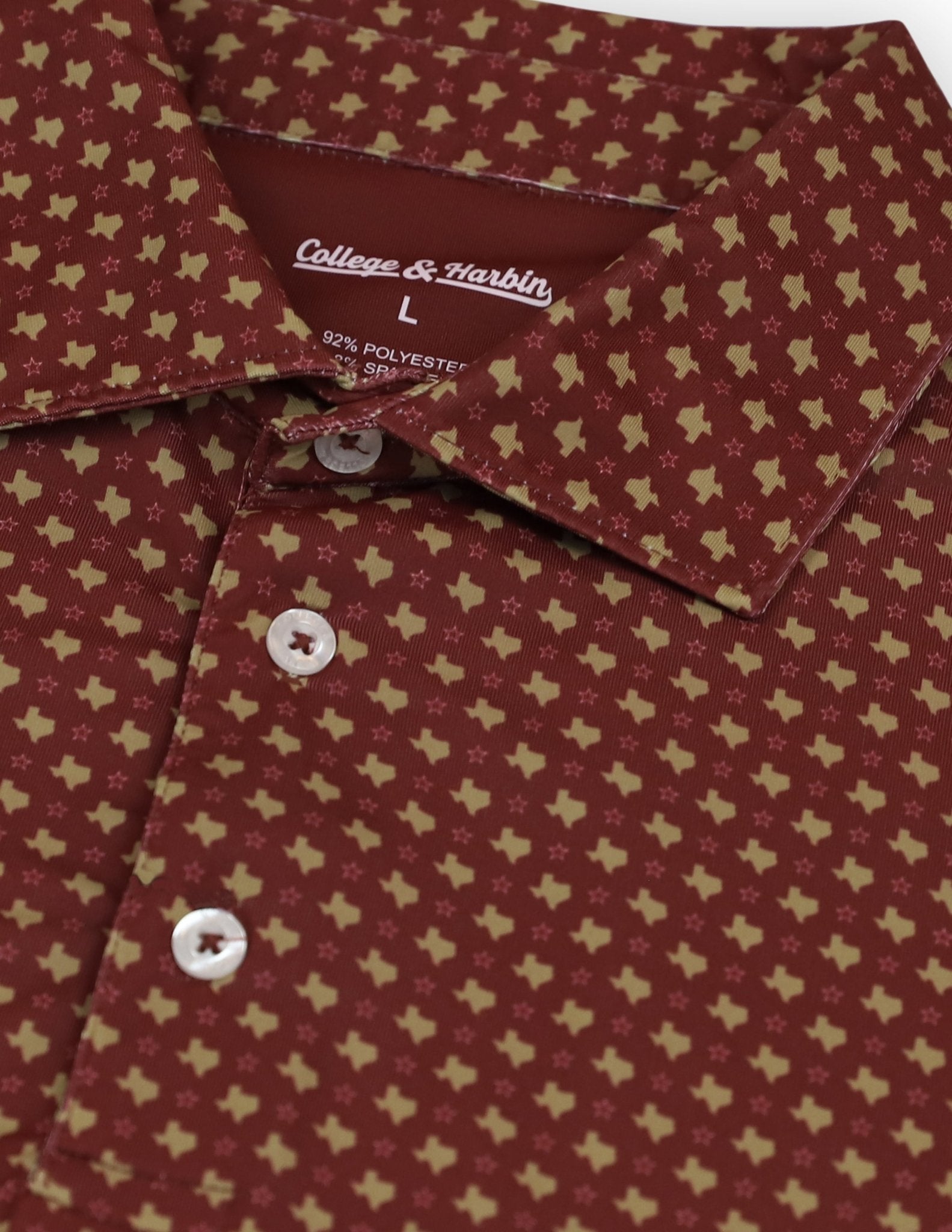 Texas State University Lonestar Polo Maroon - High Creek