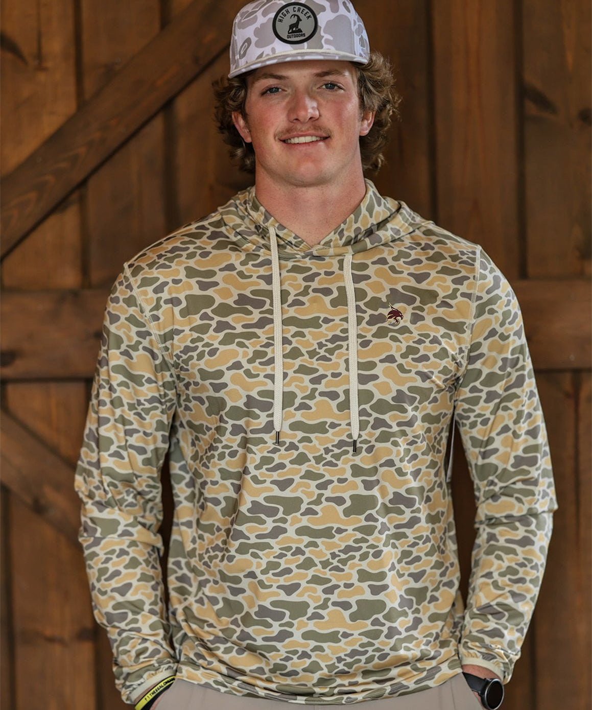 Texas State University Long Hollow Performance Hoodie - High Creek