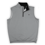 Texas State University Mac 1/4 Zip Vest Grey - High Creek