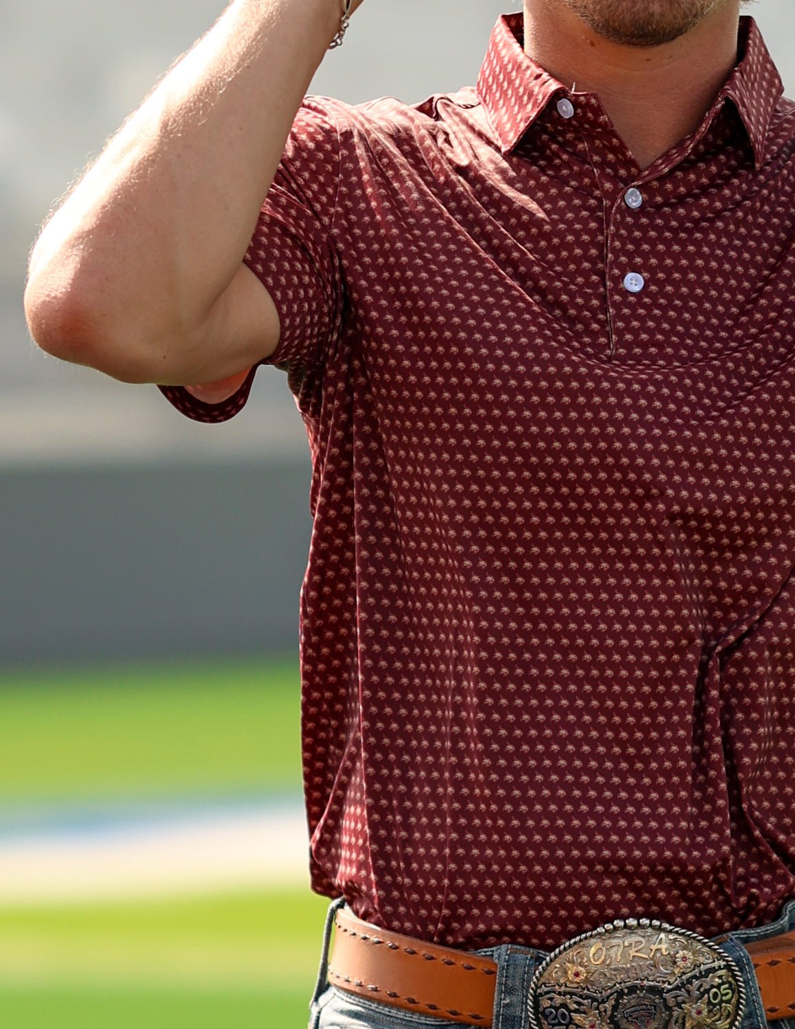 Texas State University Mini Bobcat Head Polo - High Creek