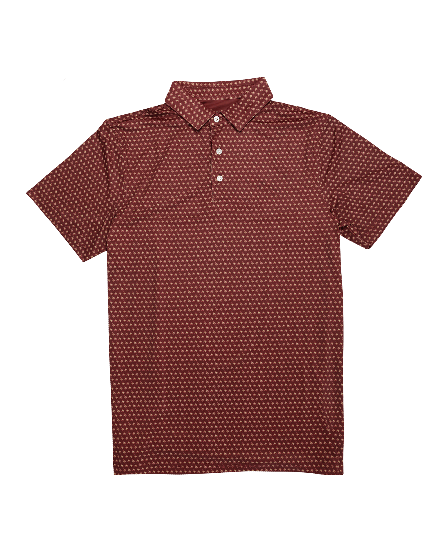 Texas State University Mini Bobcat Head Polo - Maroon - High Creek