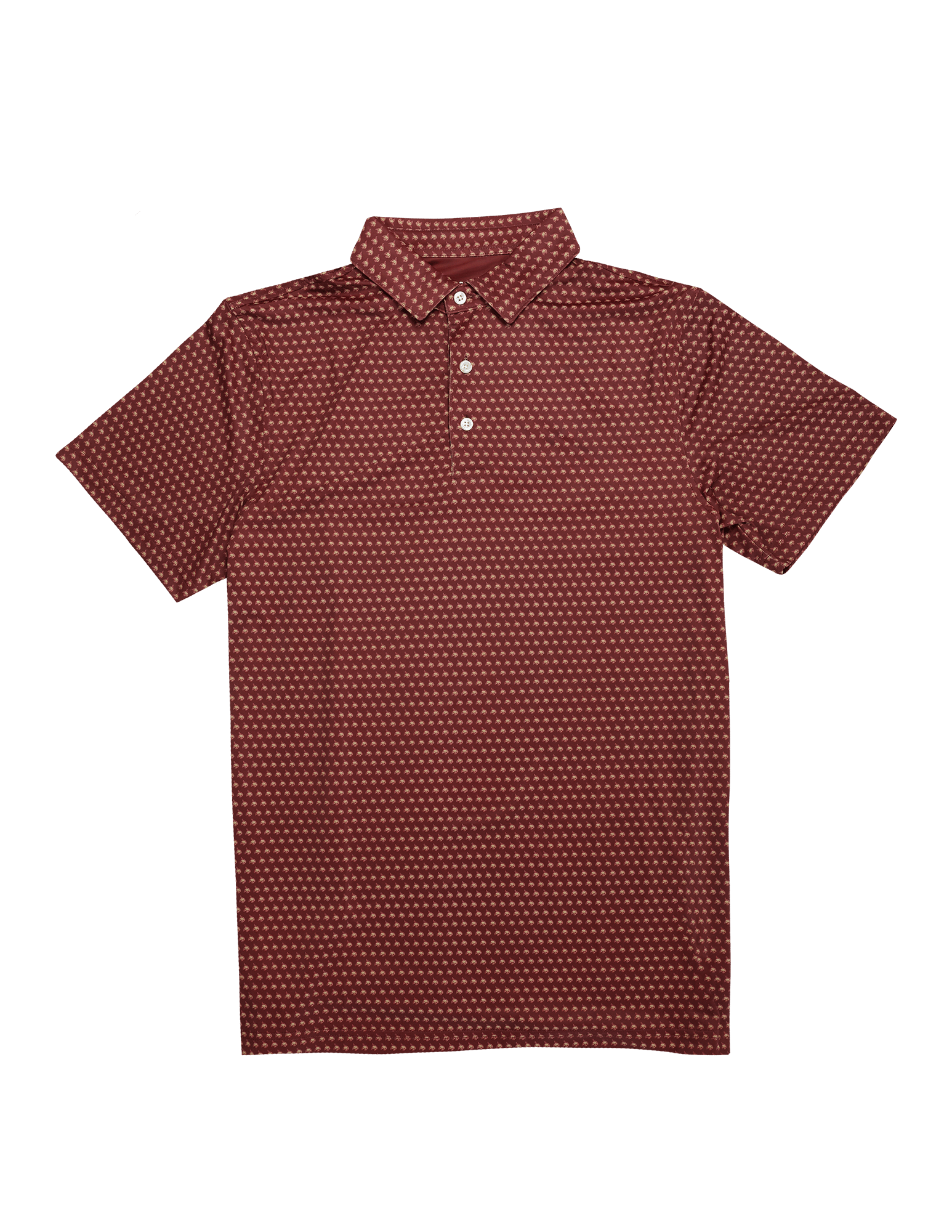 Texas State University Mini Bobcat Head Polo - Maroon - High Creek