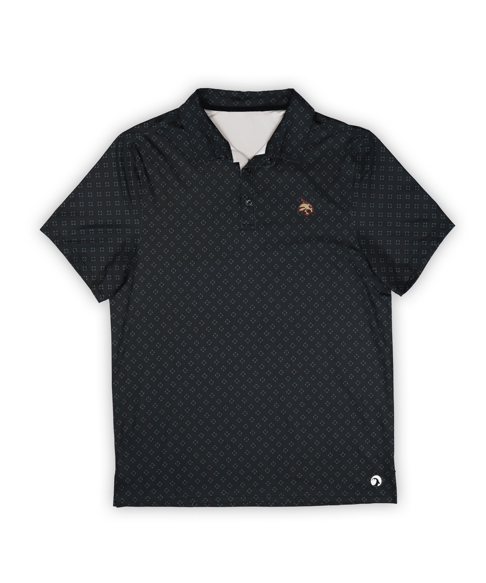 Texas State University Quad Printed Polo - High Creek