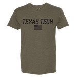 Texas Tech Stencil Flag Short Sleeve - High Creek