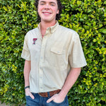 Texas Tech University 4 Mile Creek Pearl Snap Button - Up Bone - High Creek