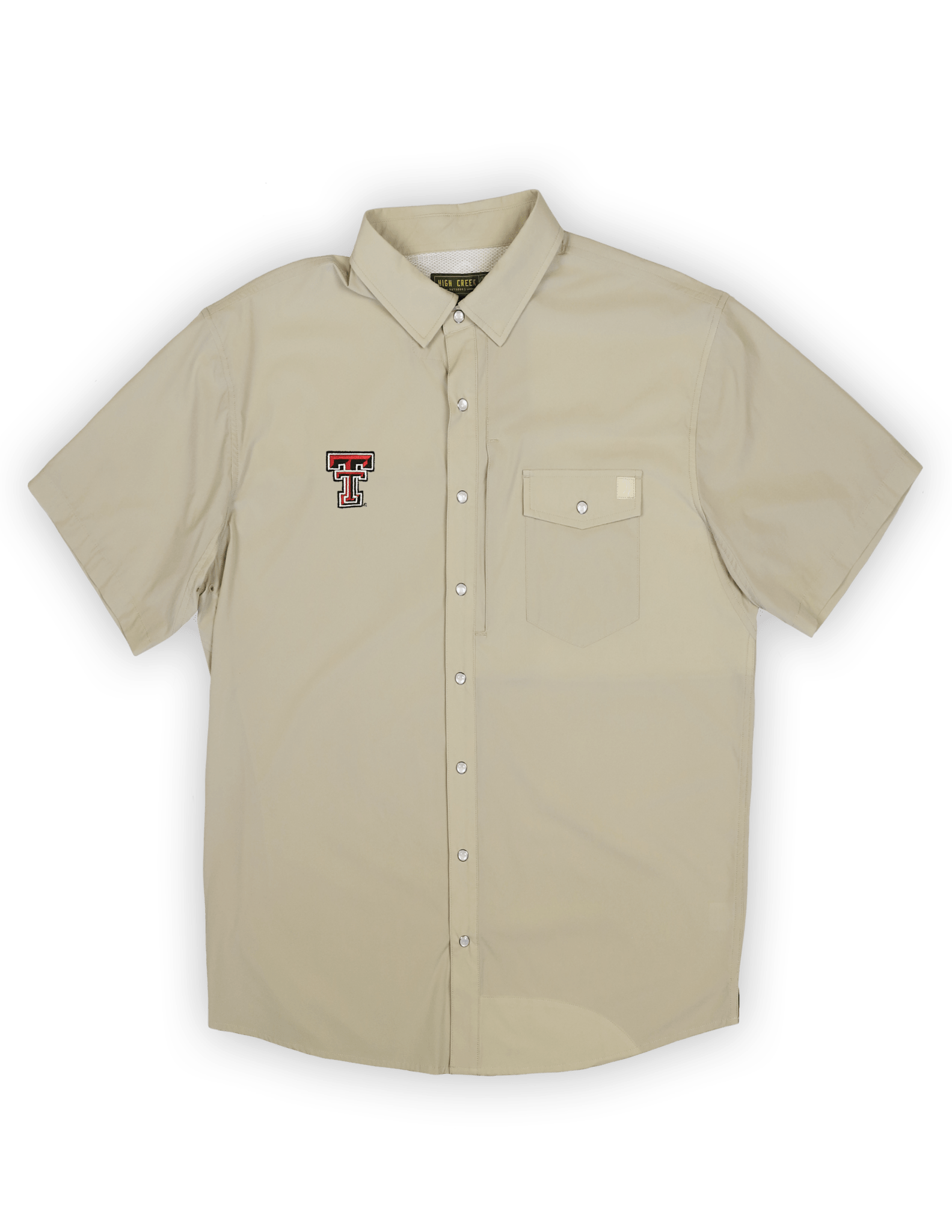Texas Tech University 4 Mile Creek Pearl Snap Button - Up Bone - High Creek