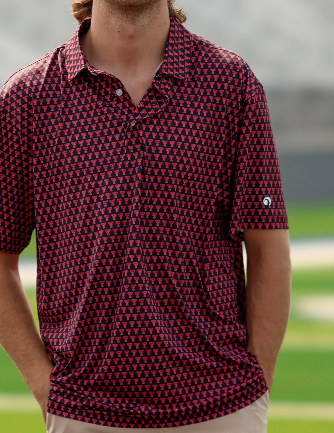Texas Tech University Beveled T Polo - High Creek