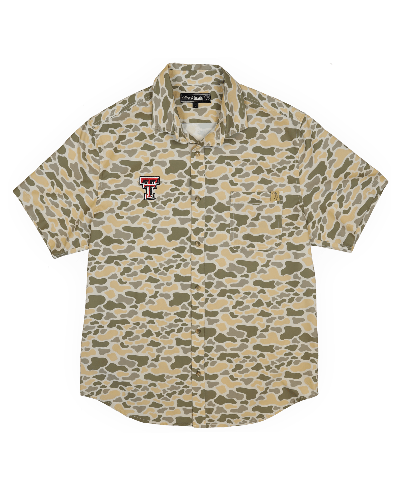 Texas Tech University Burk Short Sleeve Button Up - High Creek