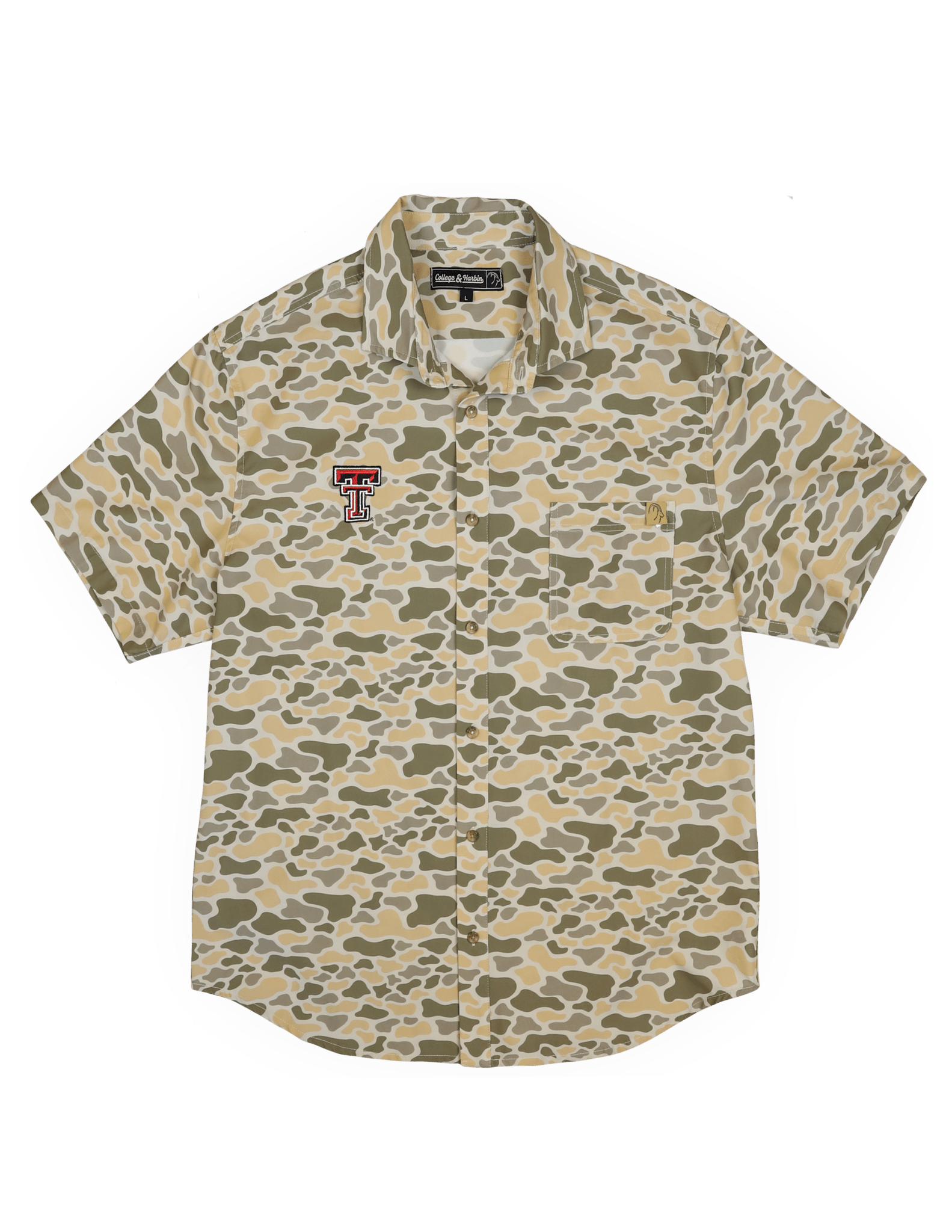 Texas Tech University Burk Short Sleeve Button Up - High Creek
