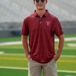 Texas Tech University Hairline Stripe Polo - High Creek