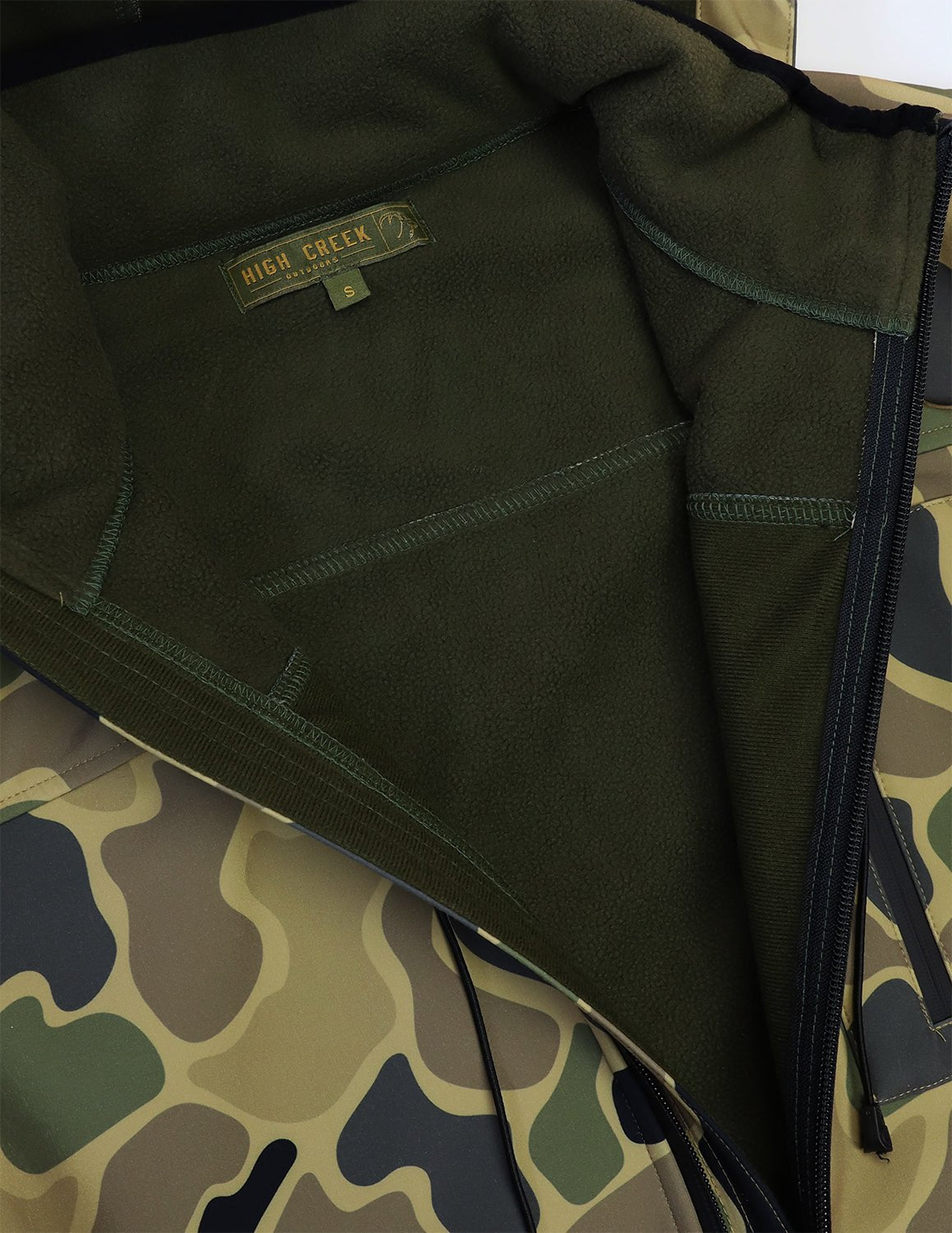 The Big Mitch Shell Jacket Rough Creek Camo - High Creek