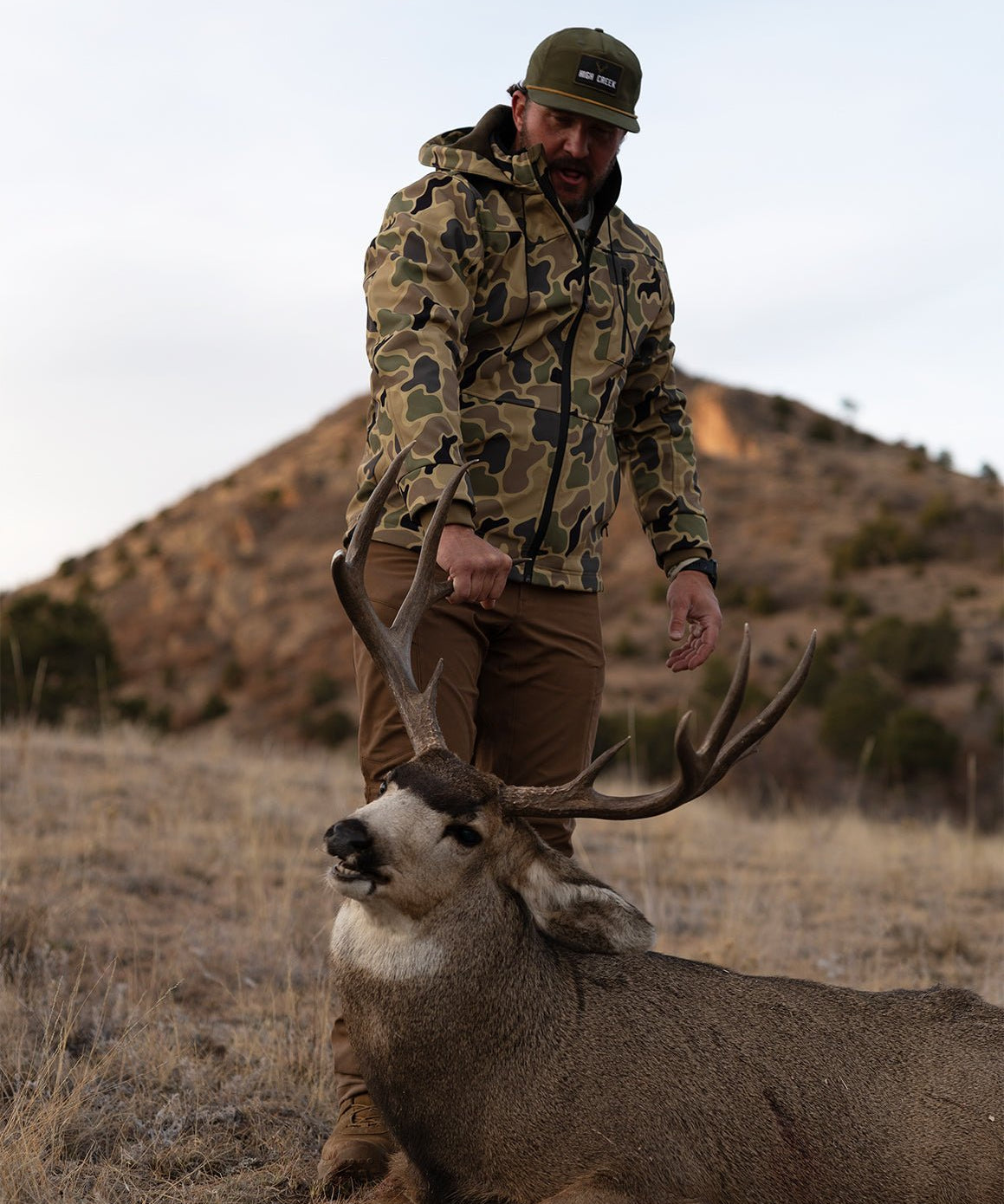 The Big Mitch Shell Jacket Rough Creek Camo - High Creek