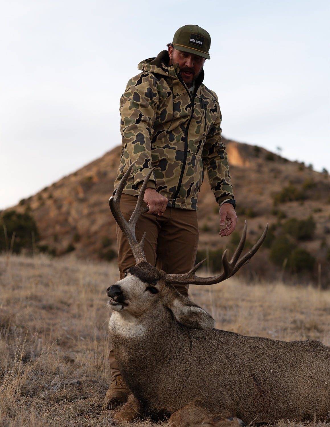 The Big Mitch Shell Jacket Rough Creek Camo - High Creek