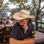 The Burk Short Sleeve Button Up Black - High Creek