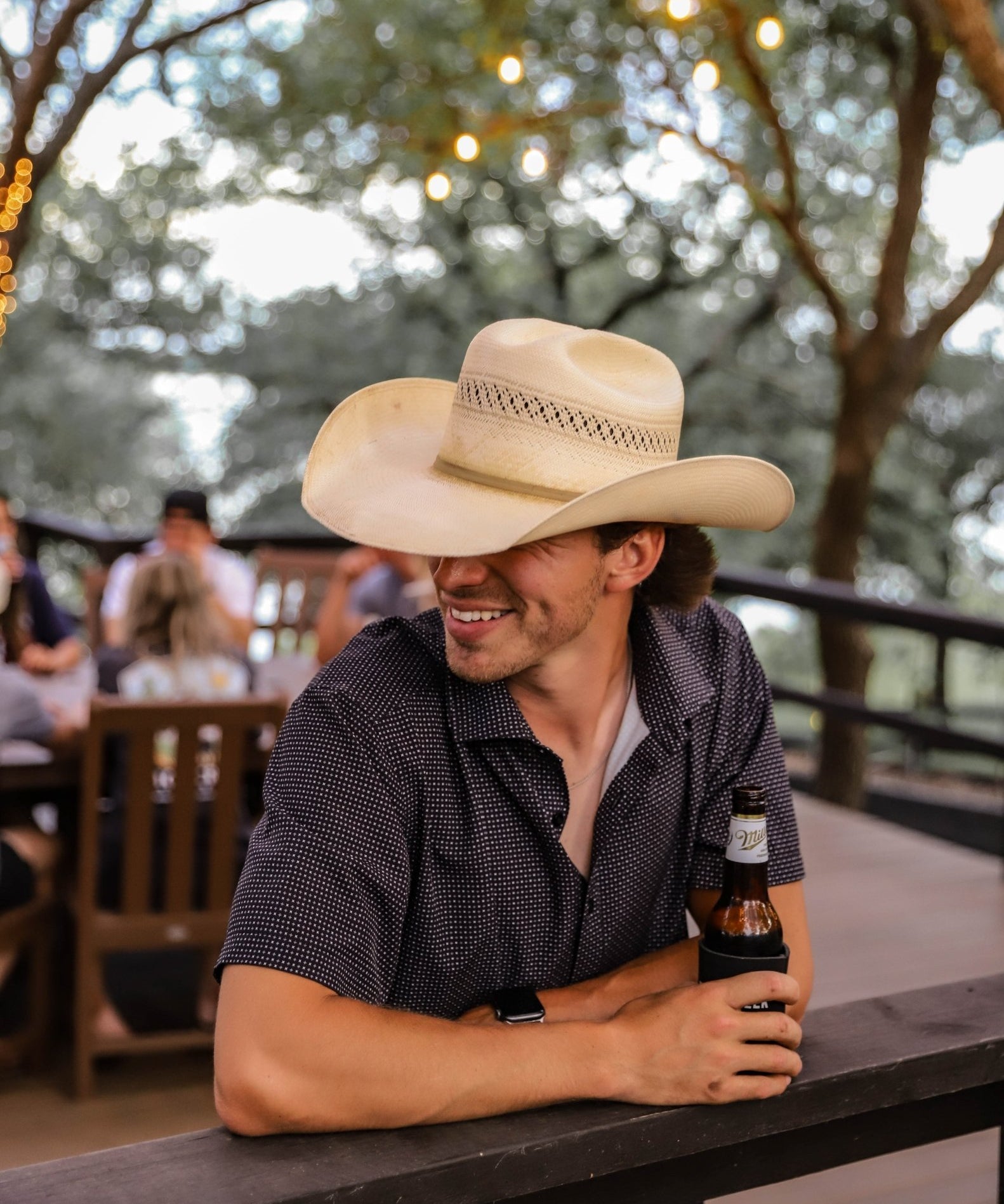The Burk Short Sleeve Button Up Black - High Creek