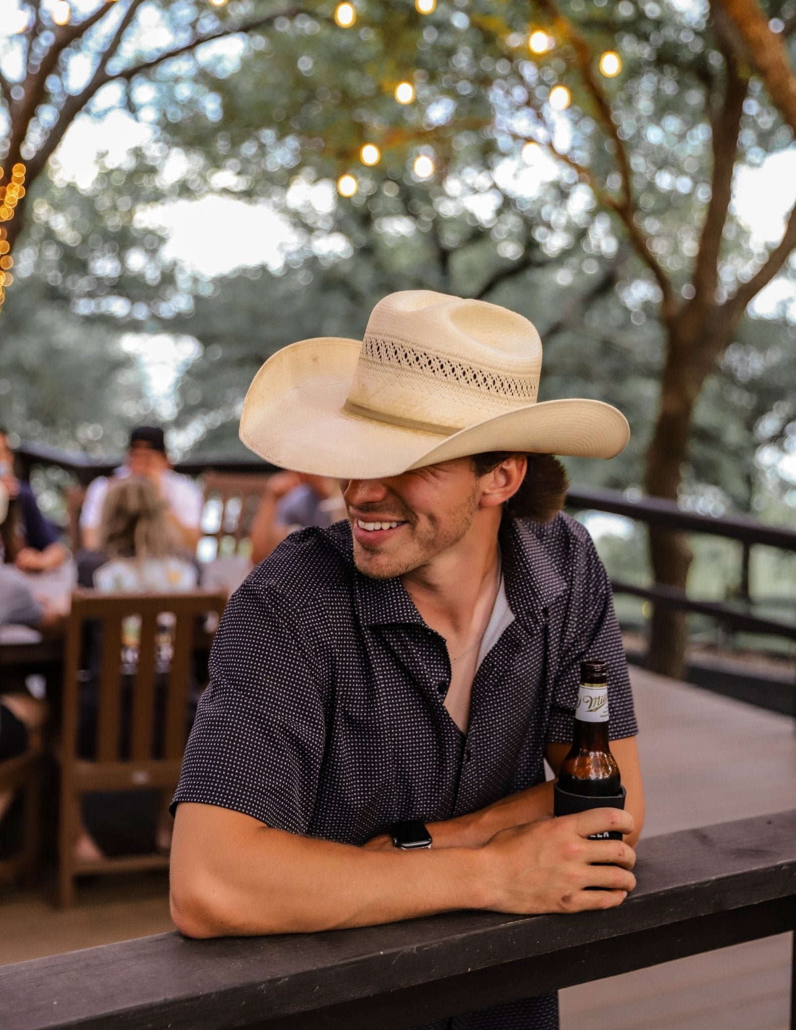 The Burk Short Sleeve Button Up Black - High Creek