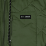 The Graham Hooded Puffer Jacket Dark Green - High Creek