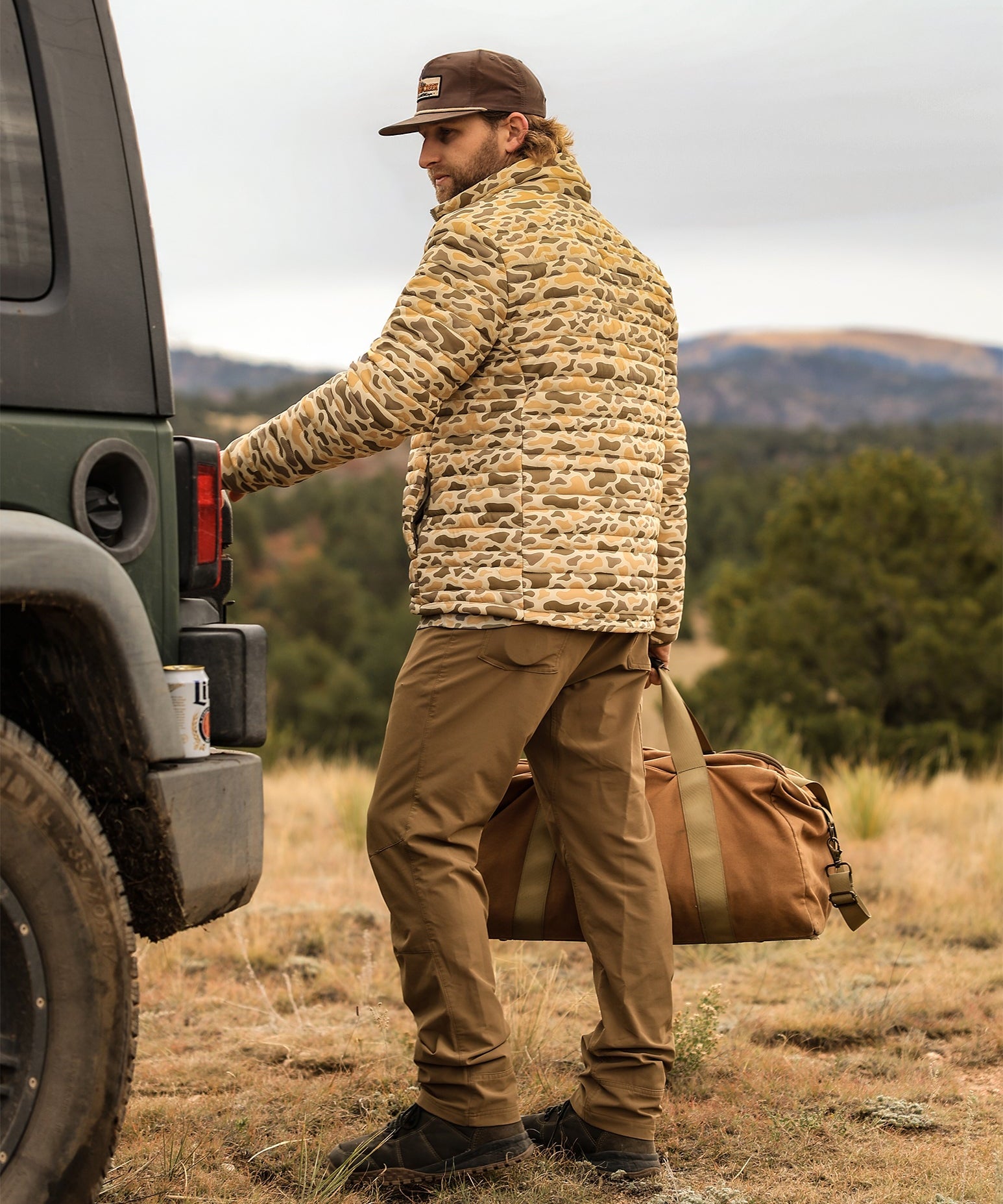 The Highland Puffer Jacket Cripple Creek Camo - High Creek