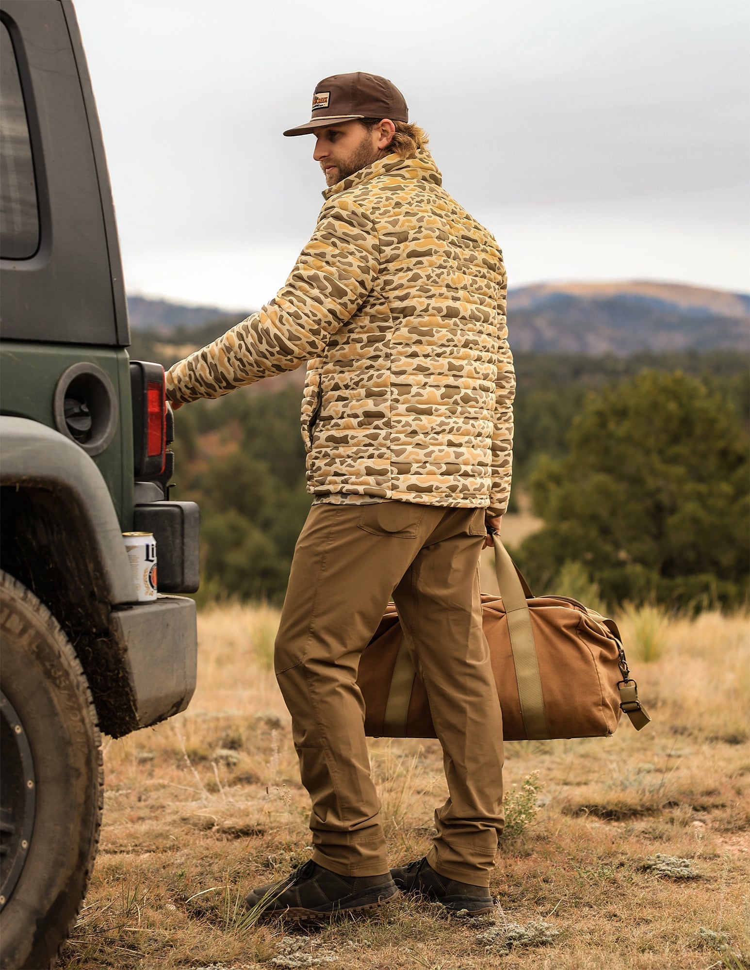 The Highland Puffer Jacket Cripple Creek Camo - High Creek