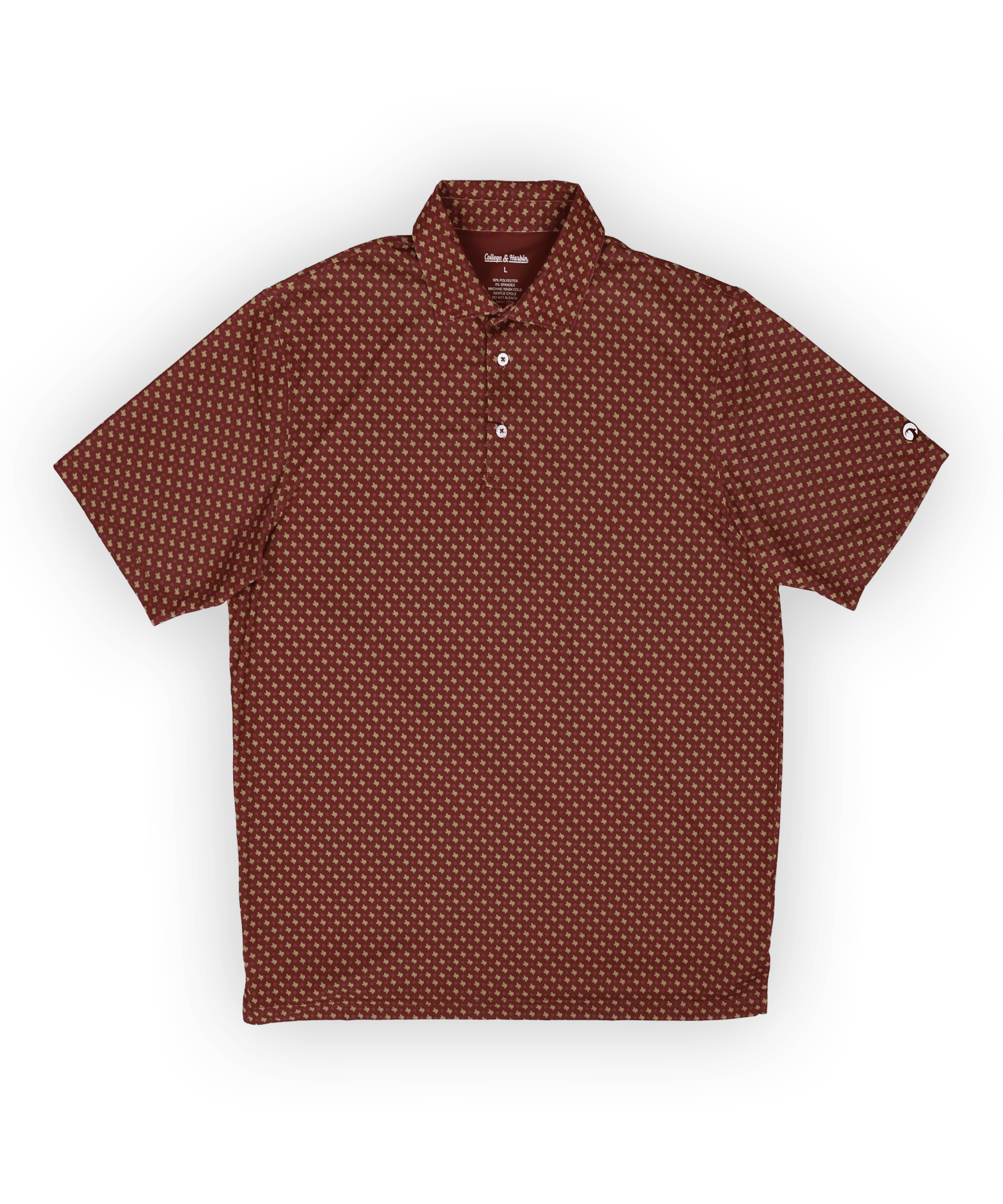The Lonestar Polo - Maroon and Gold - High Creek