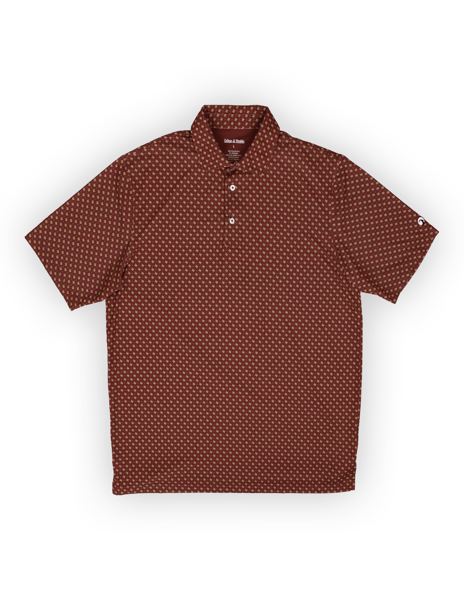 The Lonestar Polo - Maroon and Gold - High Creek