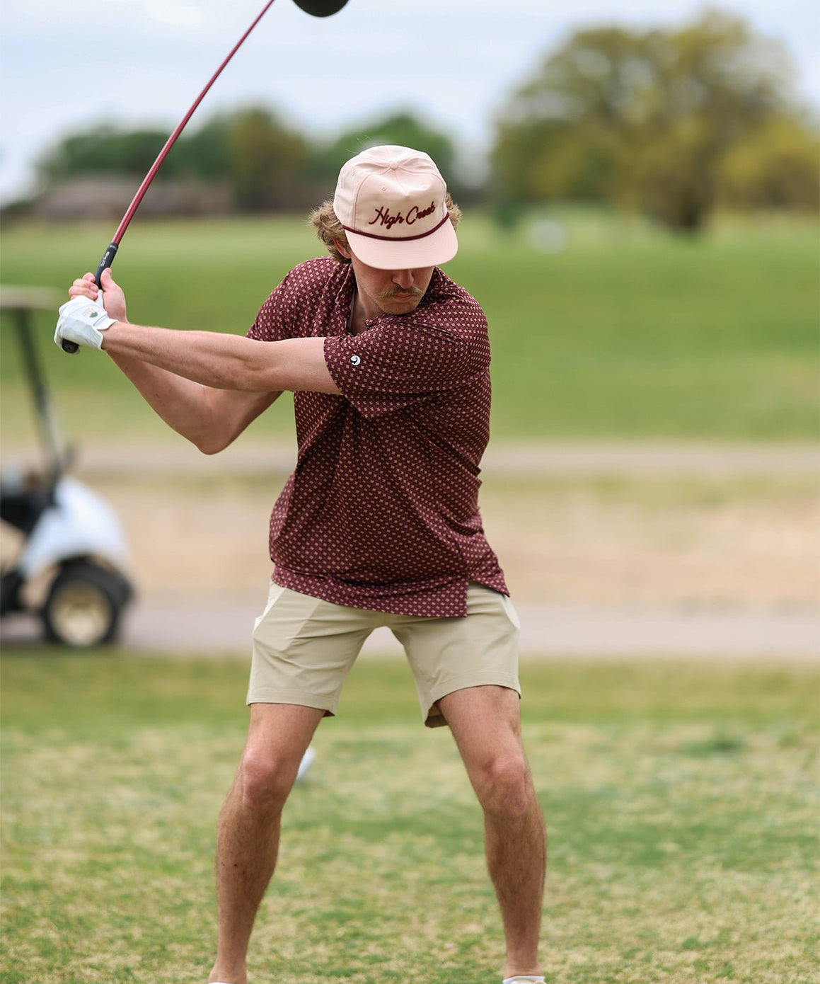 The Lonestar Polo - Maroon and Gold - High Creek