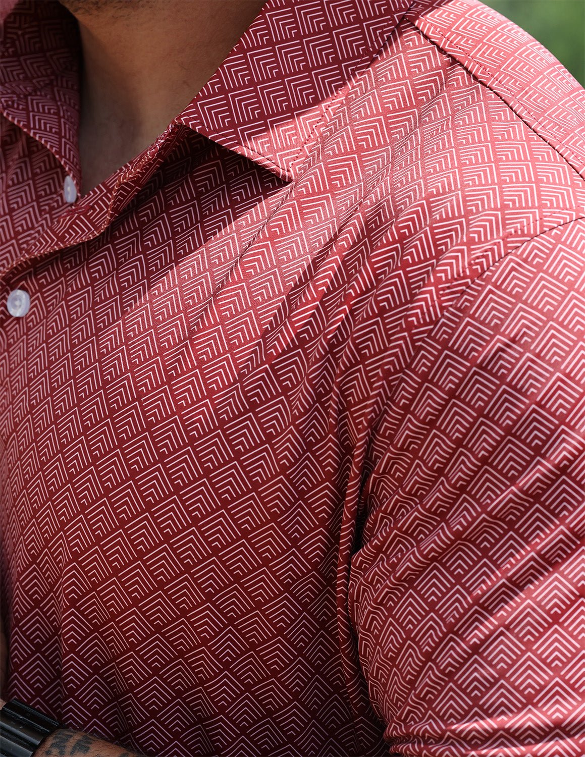 The Lux Chevron Polo - High Creek