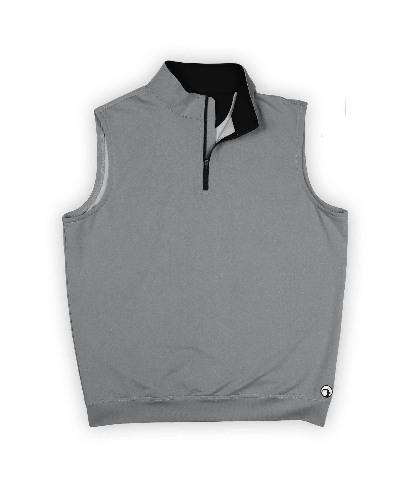 The Mac 1/4 Zip Vest Grey - High Creek