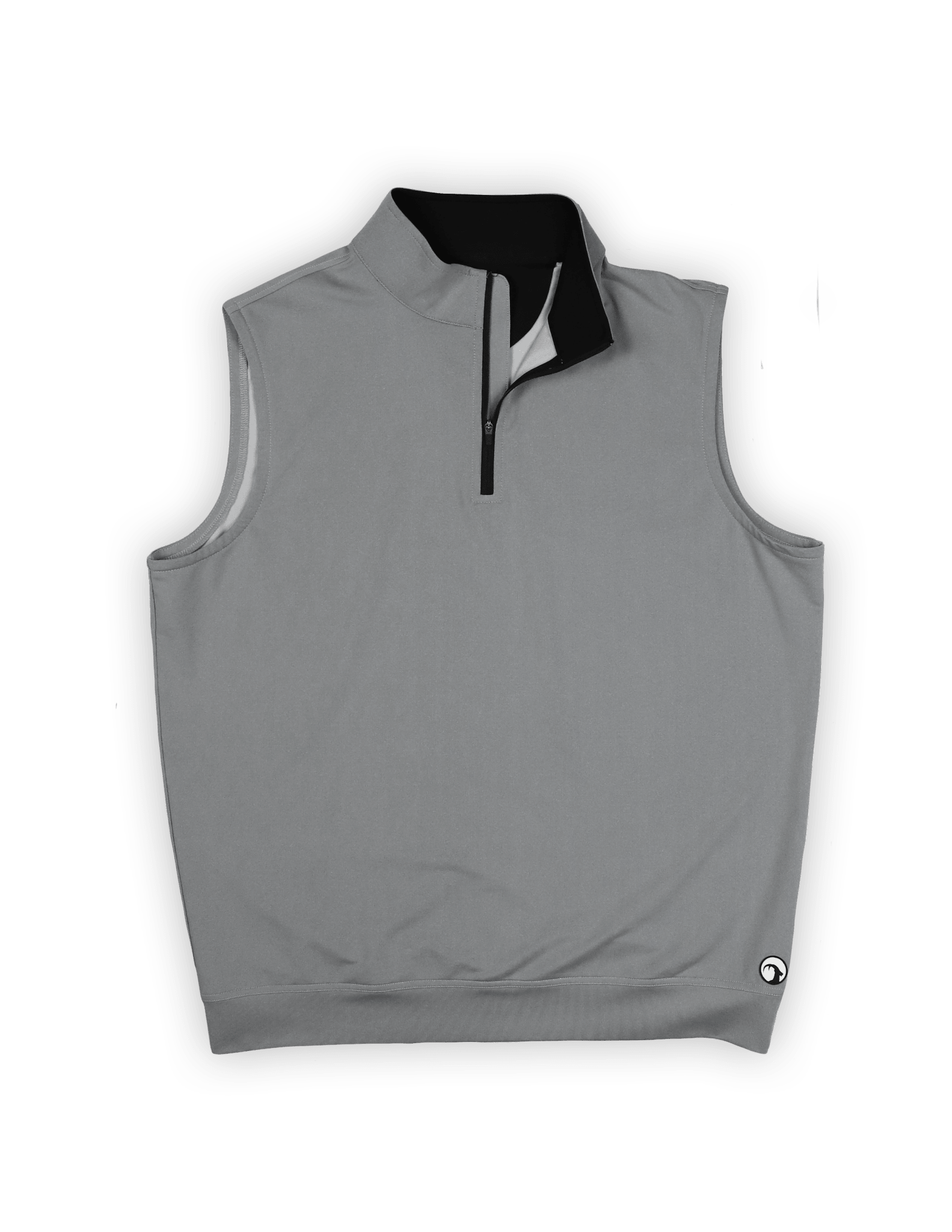 The Mac 1/4 Zip Vest Grey - High Creek