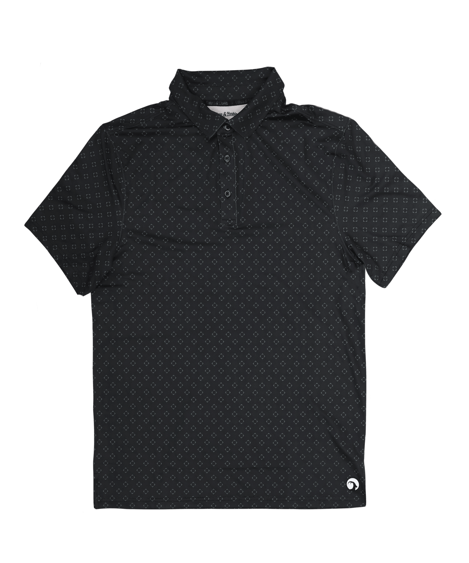 The Quad Printed Polo - High Creek