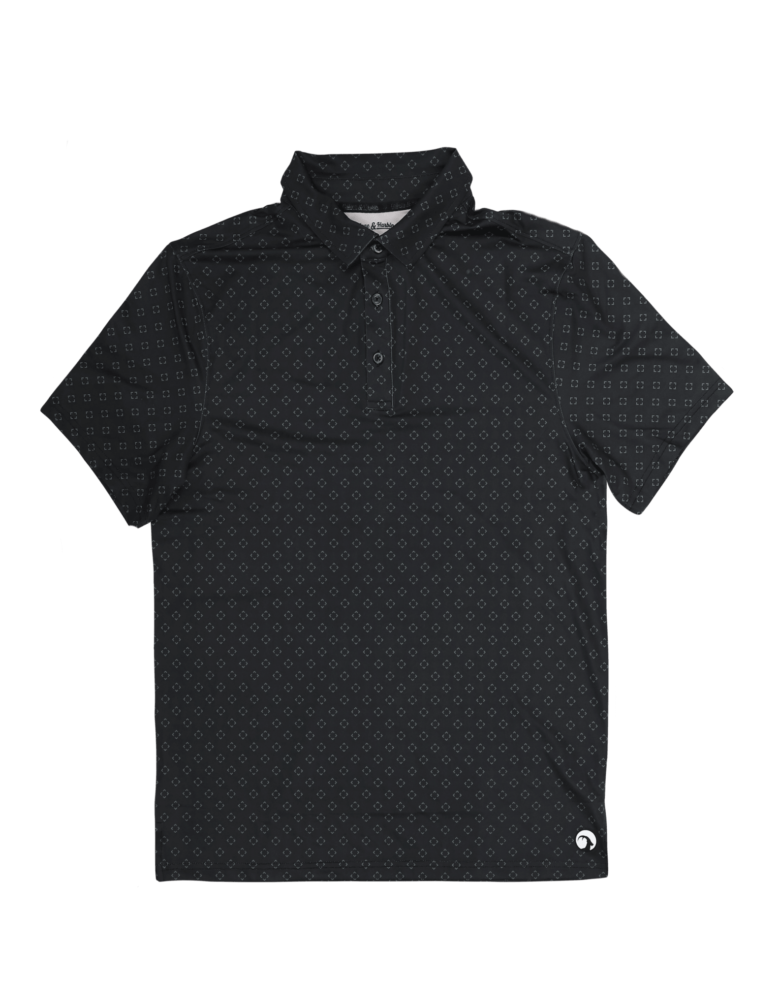 The Quad Printed Polo - High Creek