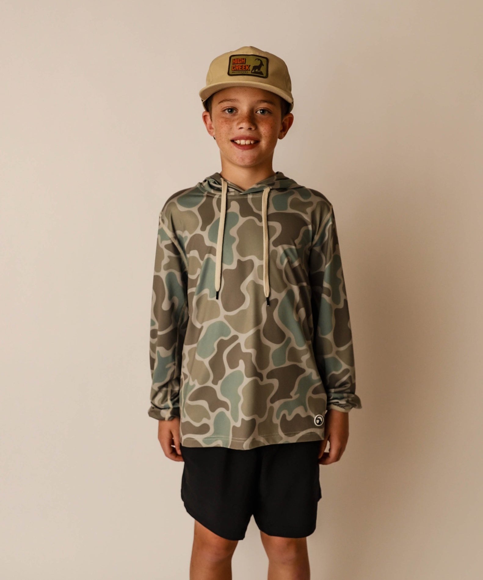 The Youth Long Hollow Performance Hoodie Cole Camo - High Creek