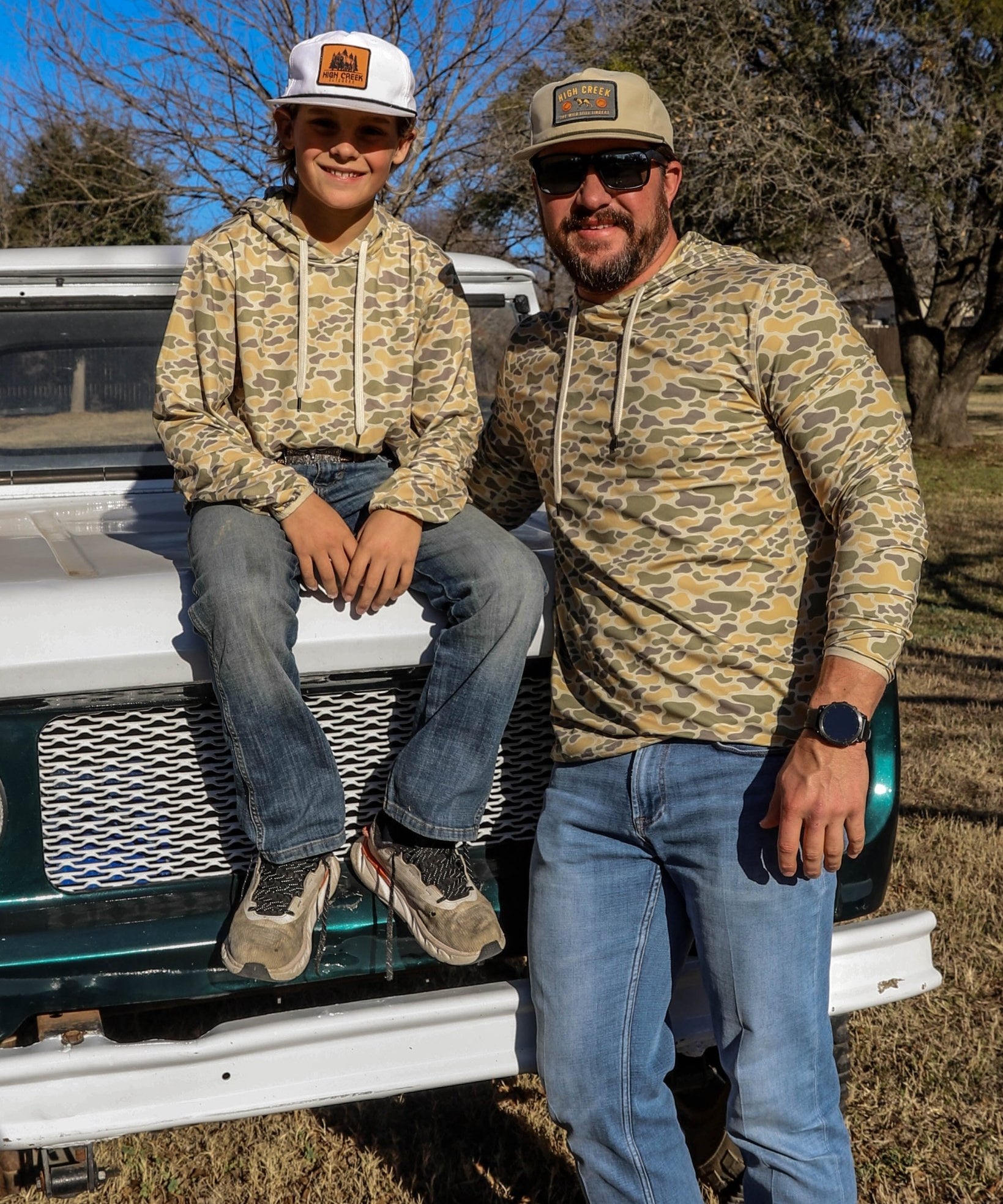 The Youth Long Hollow Performance Hoodie Cripple Creek Camo - High Creek