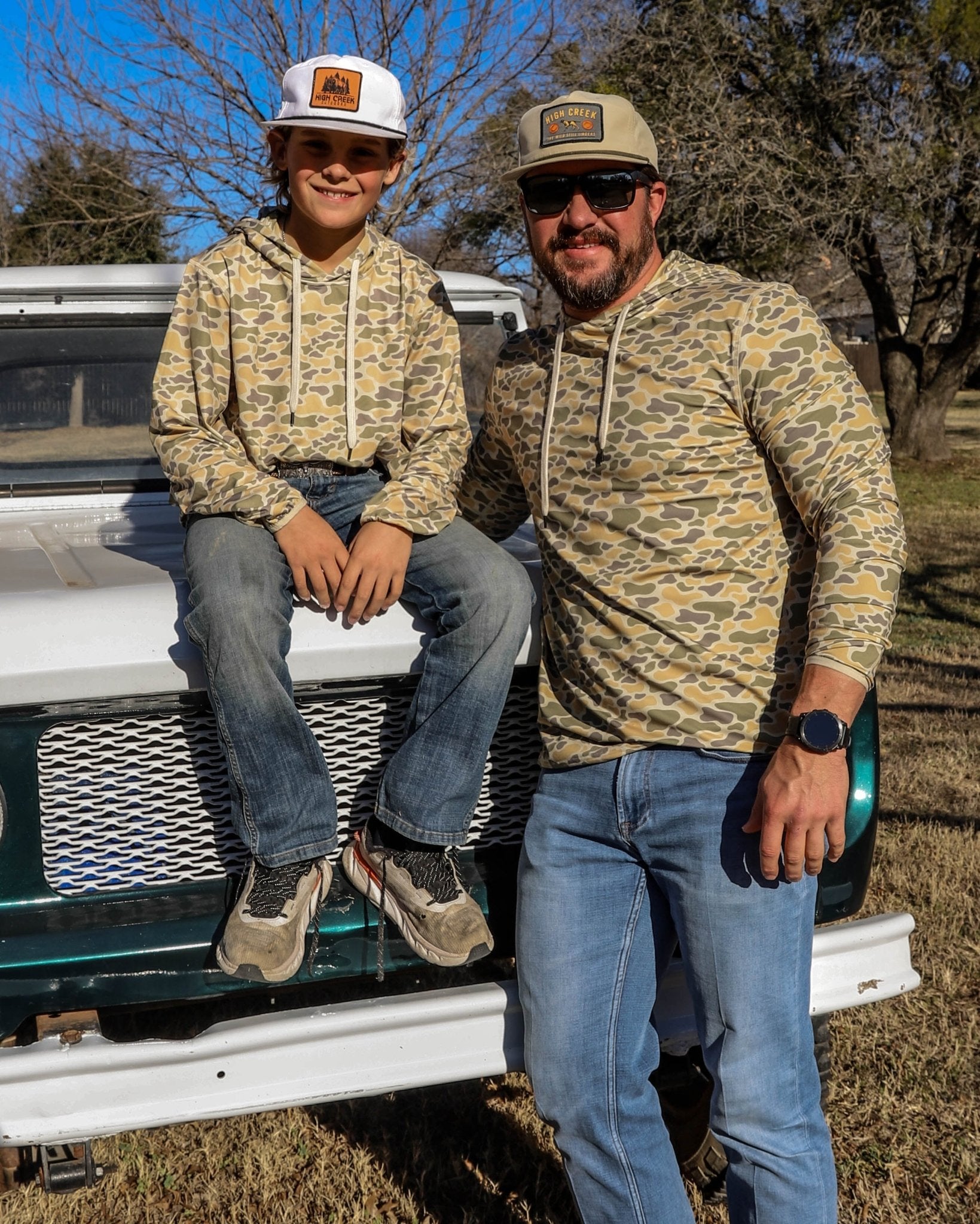 The Youth Long Hollow Performance Hoodie Cripple Creek Camo - High Creek