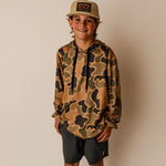 The Youth Long Hollow Performance Hoodie Rough Creek Camo - High Creek