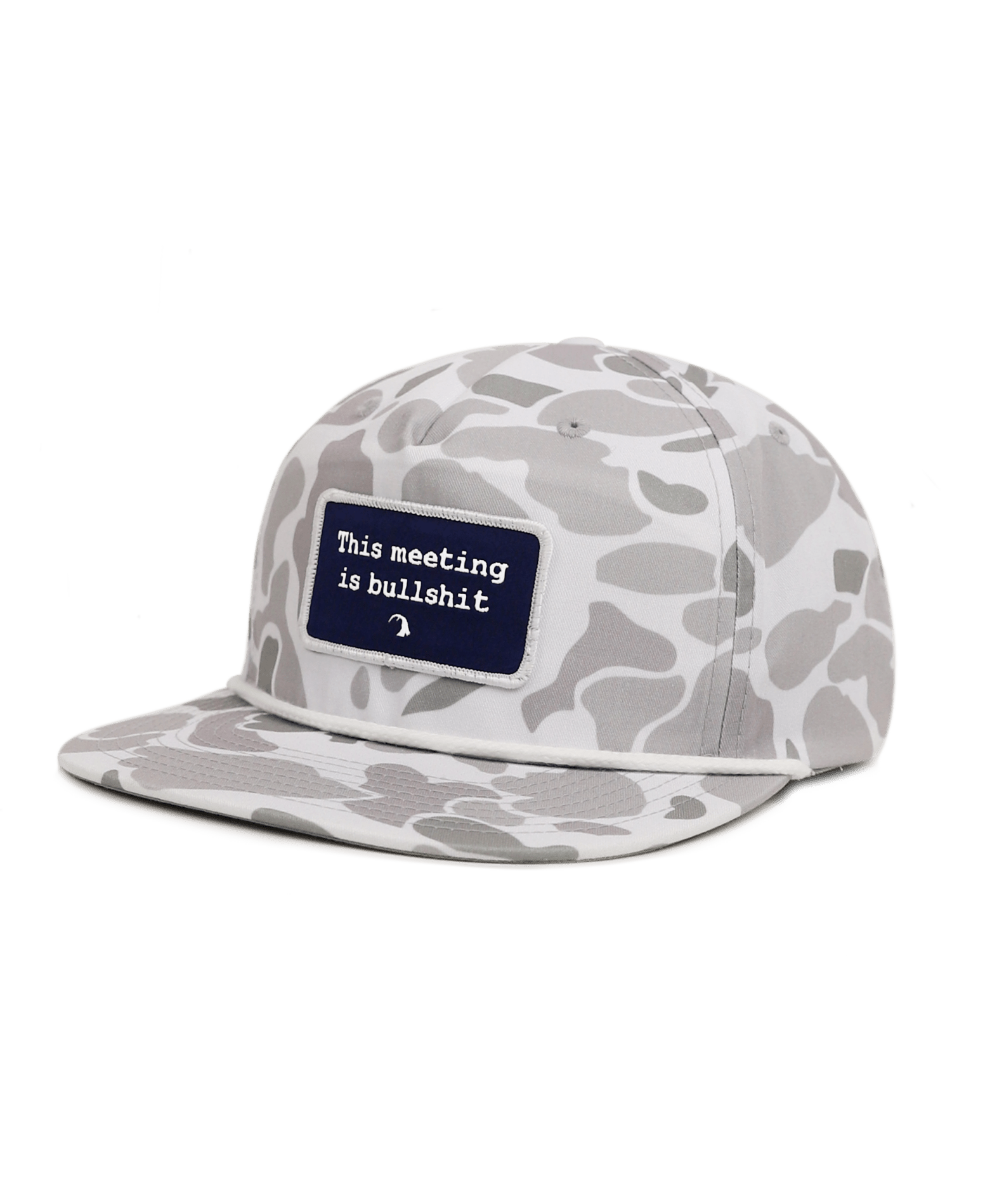 This Meeting is BS Camo Patch Hat Blizzard Duck Camo - High Creek