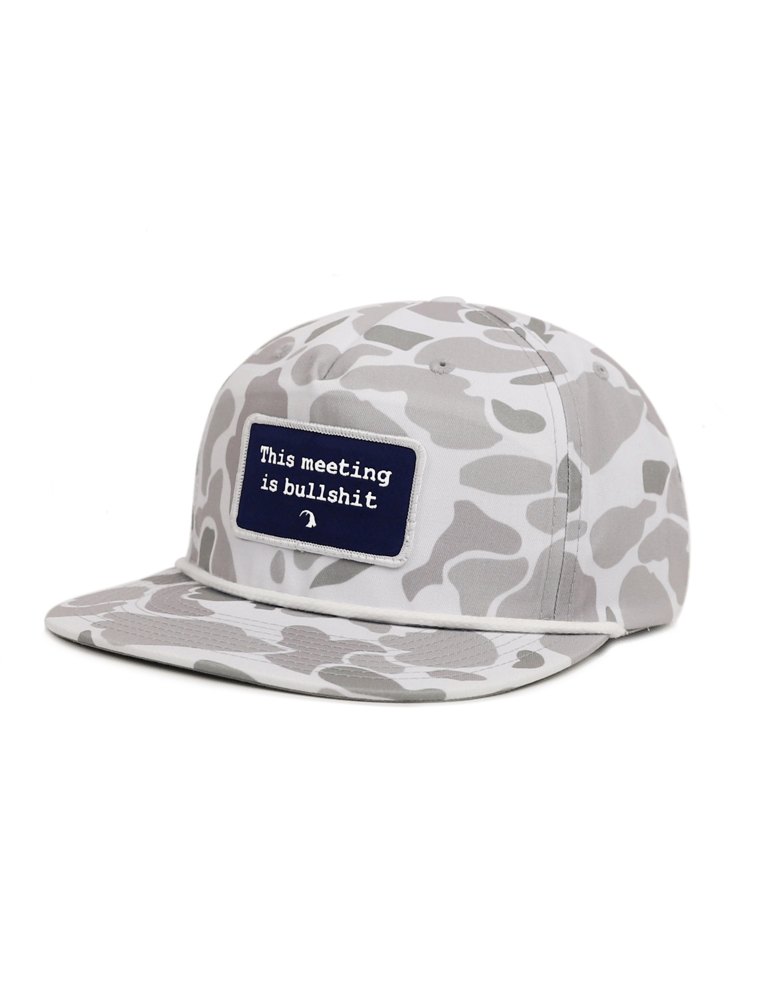 This Meeting is BS Camo Patch Hat Blizzard Duck Camo - High Creek