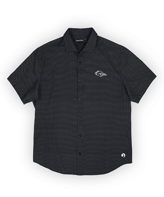 University of Texas San Antonio Burk Short Sleeve Button Up Black - High Creek