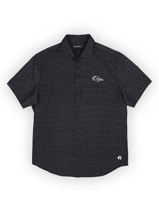 University of Texas San Antonio Burk Short Sleeve Button Up Black - High Creek
