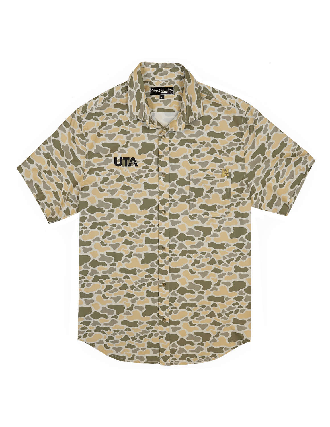 UT Arlington Camo Burk Button Up - High Creek