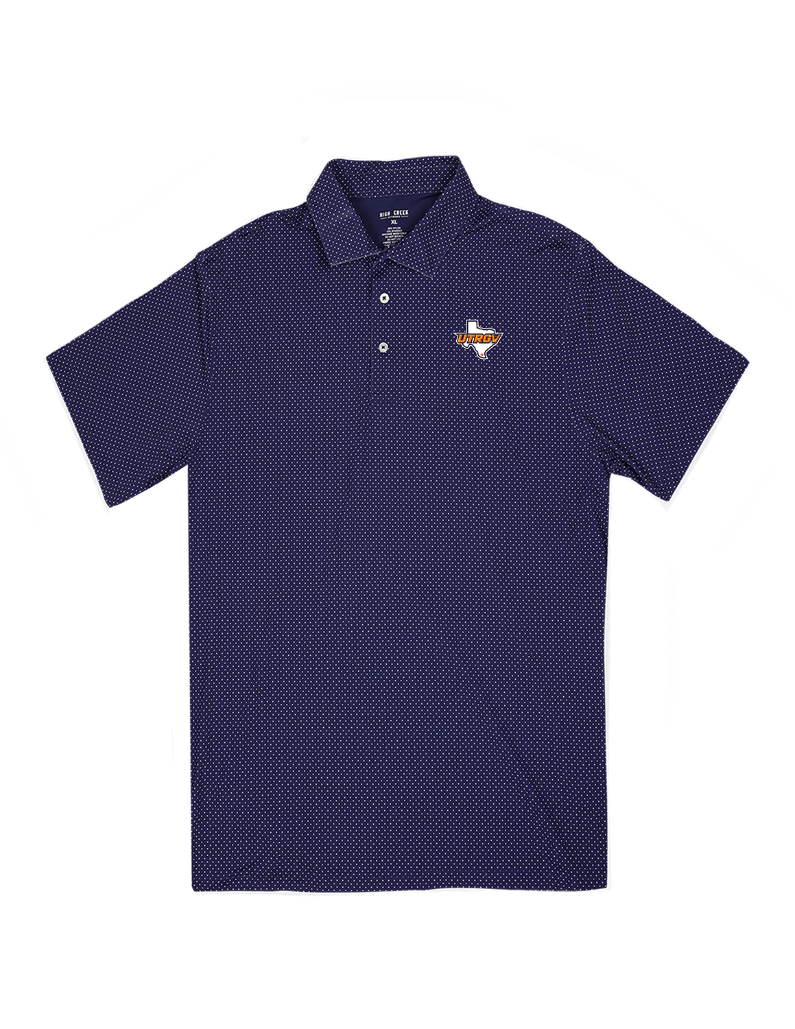 UTRGV Navy Dottin' Around Polo - High Creek