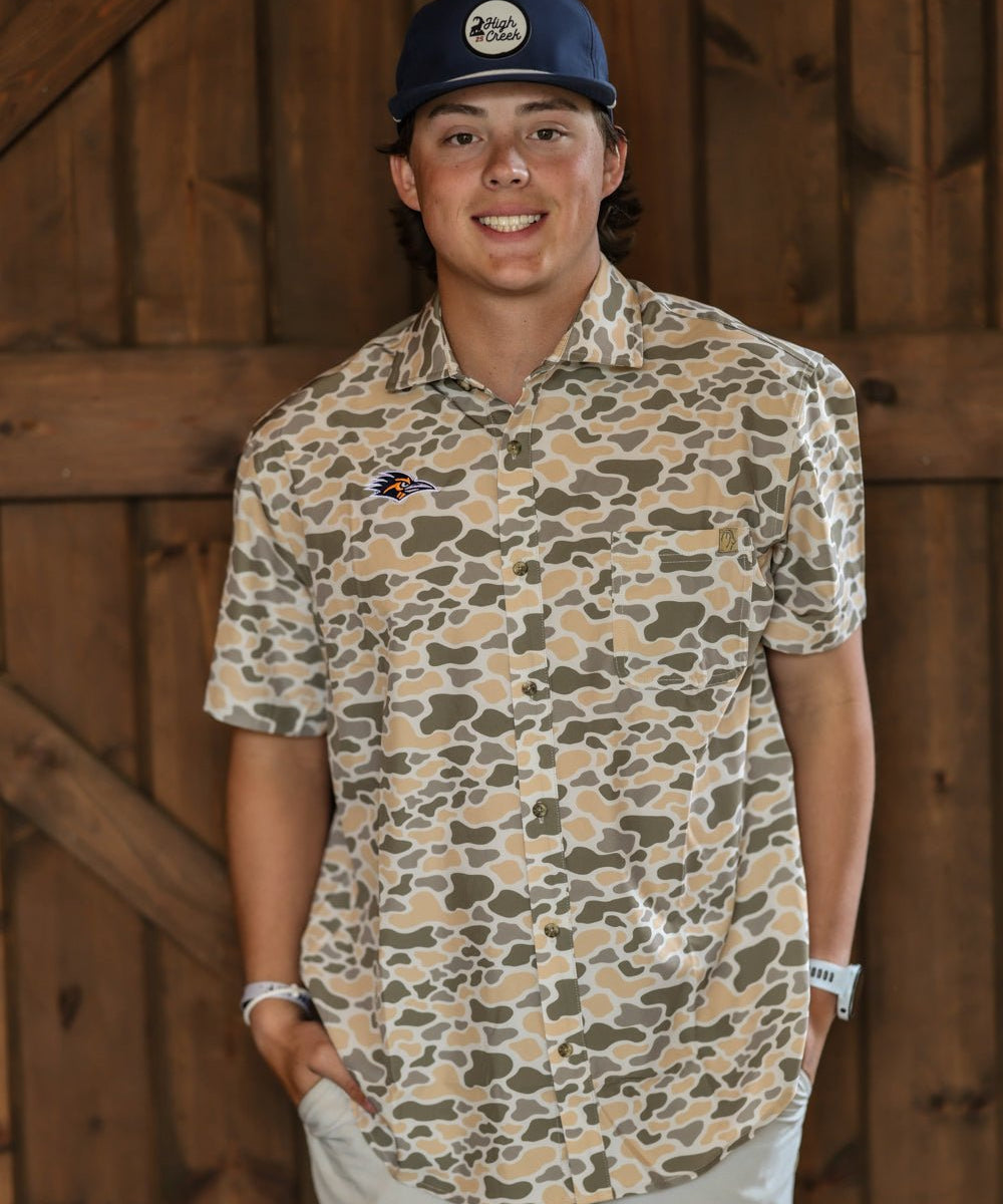 UTSA Burk Short Sleeve Button Up - High Creek