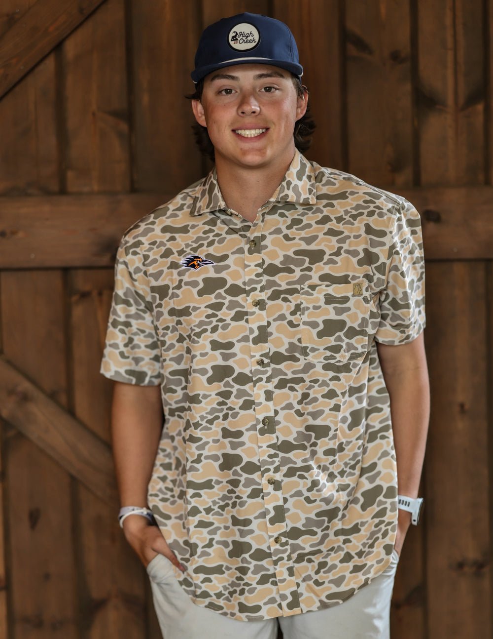 UTSA Burk Short Sleeve Button Up - High Creek