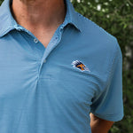 UTSA Hairline Stripe Polo Navy - High Creek